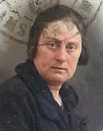 Portret van Kaatje Vos-Nijkerk