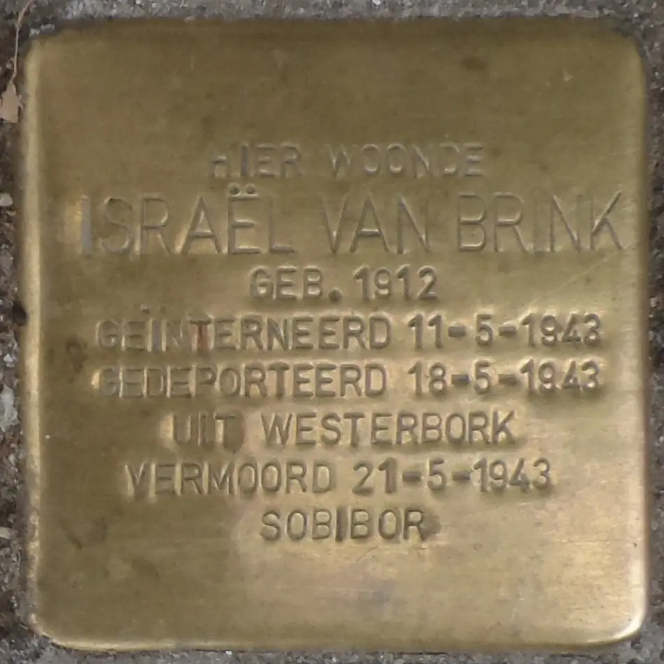 Struikelsteen voor Israël van Brink