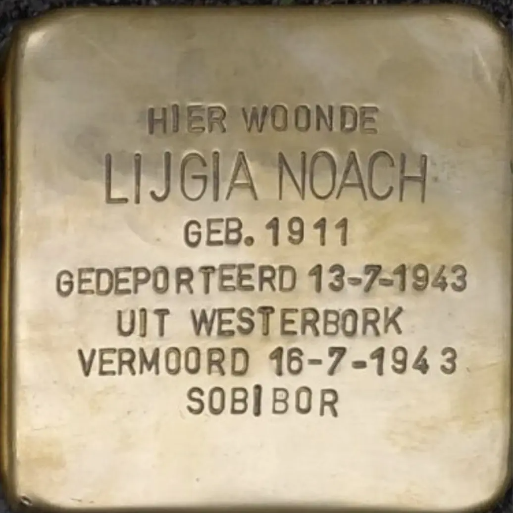 Struikelsteen voor Lijgia Noach
