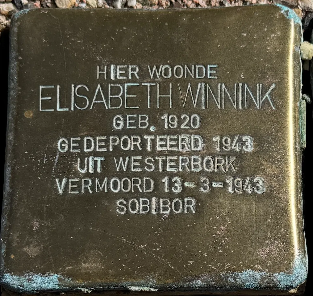 Struikelsteen voor Elisabeth Winnink