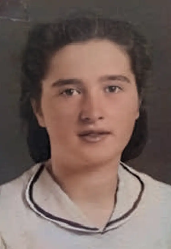 Portret van Heintje Lena Spanjar
