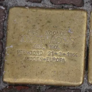 Struikelsteen voor Joseph Jacobs