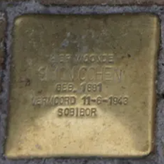 Struikelsteen voor Simon Cohen