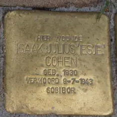 Struikelsteen voor Isaak Julius Cohen
