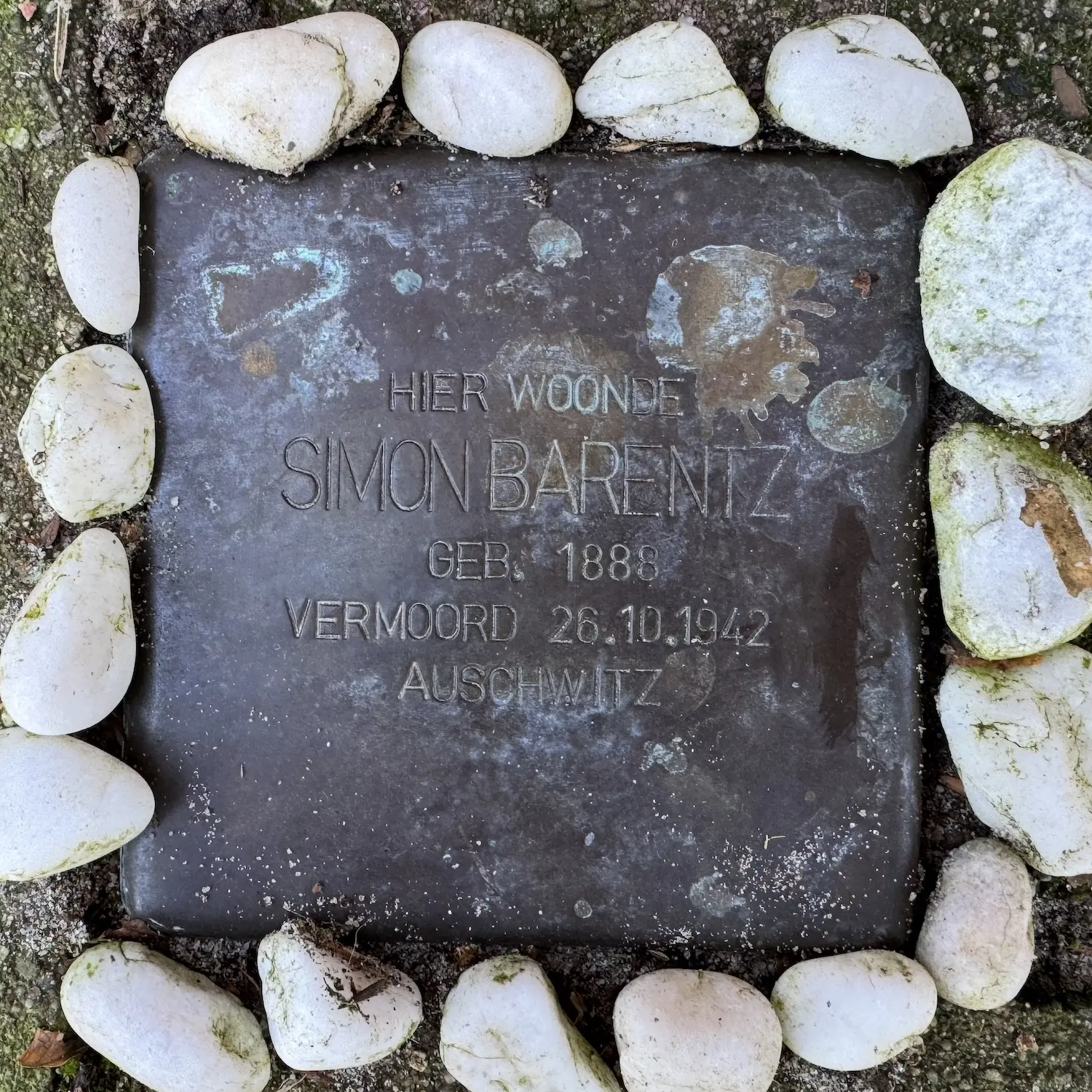 Struikelsteen voor Simon Barentz