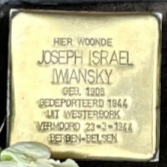 Struikelsteen voor Joseph Iwiansky