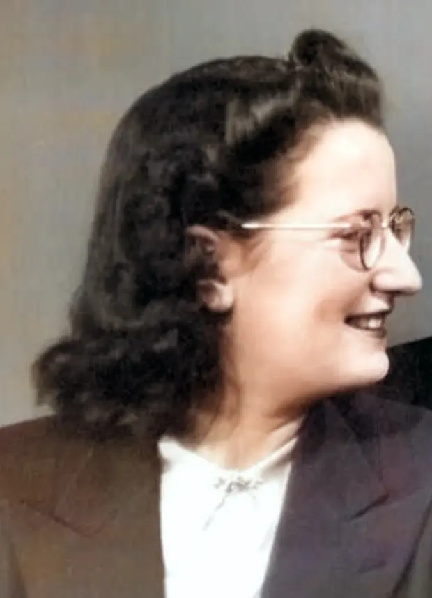 Portret van Mina Marx-Stibbe