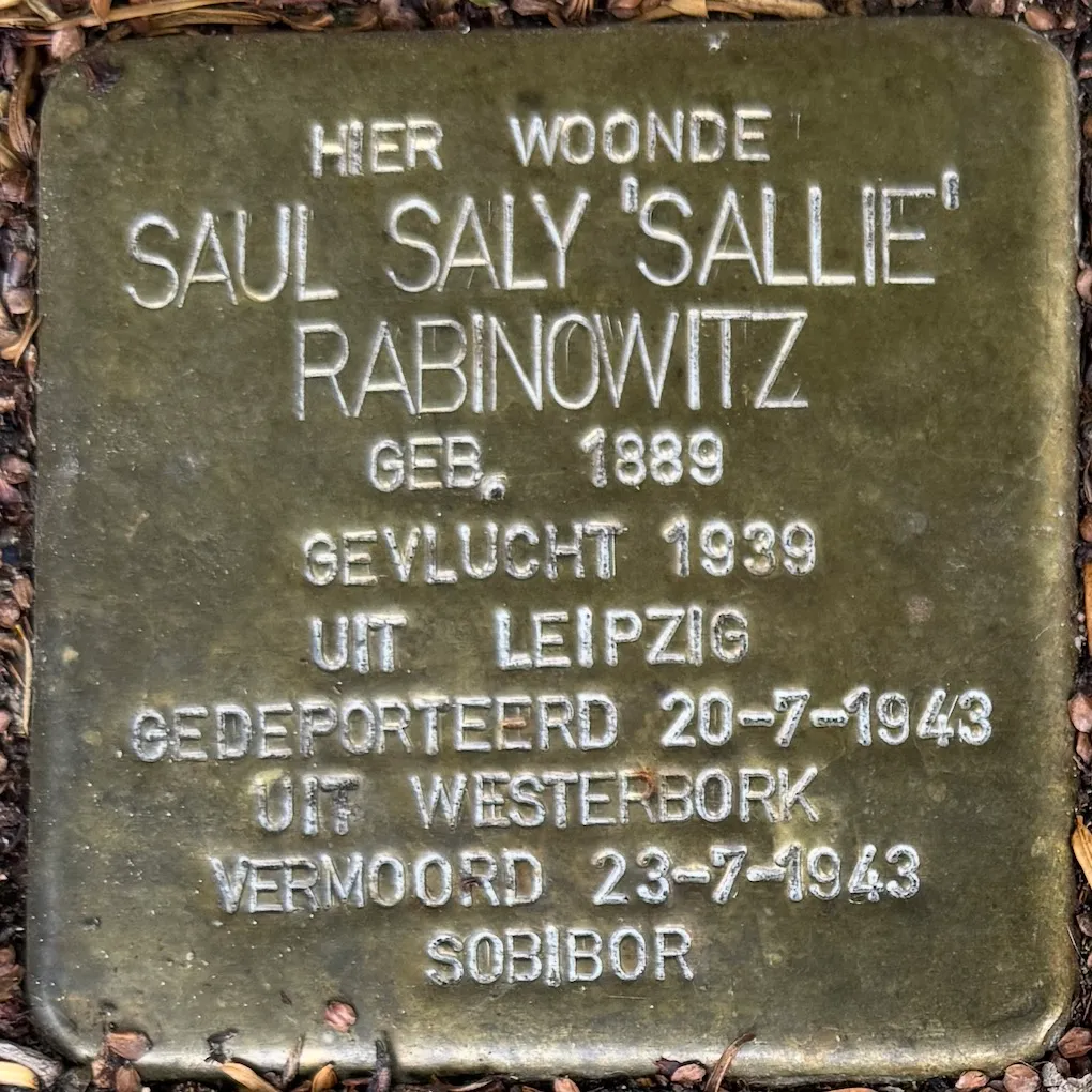 Struikelsteen voor Saul Saly Rabinowitz