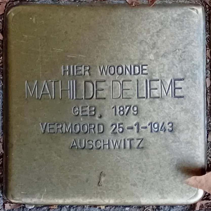 Struikelsteen voor Mathilde de Lieme