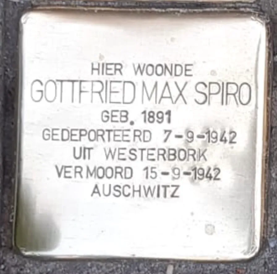 Struikelsteen voor Gottfried Max Spiro