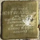 Struikelsteen voor Henny van Adelsberg
