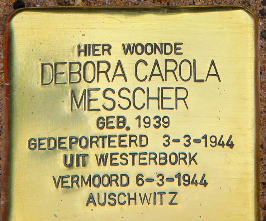 Struikelsteen voor Debora Carola Messcher