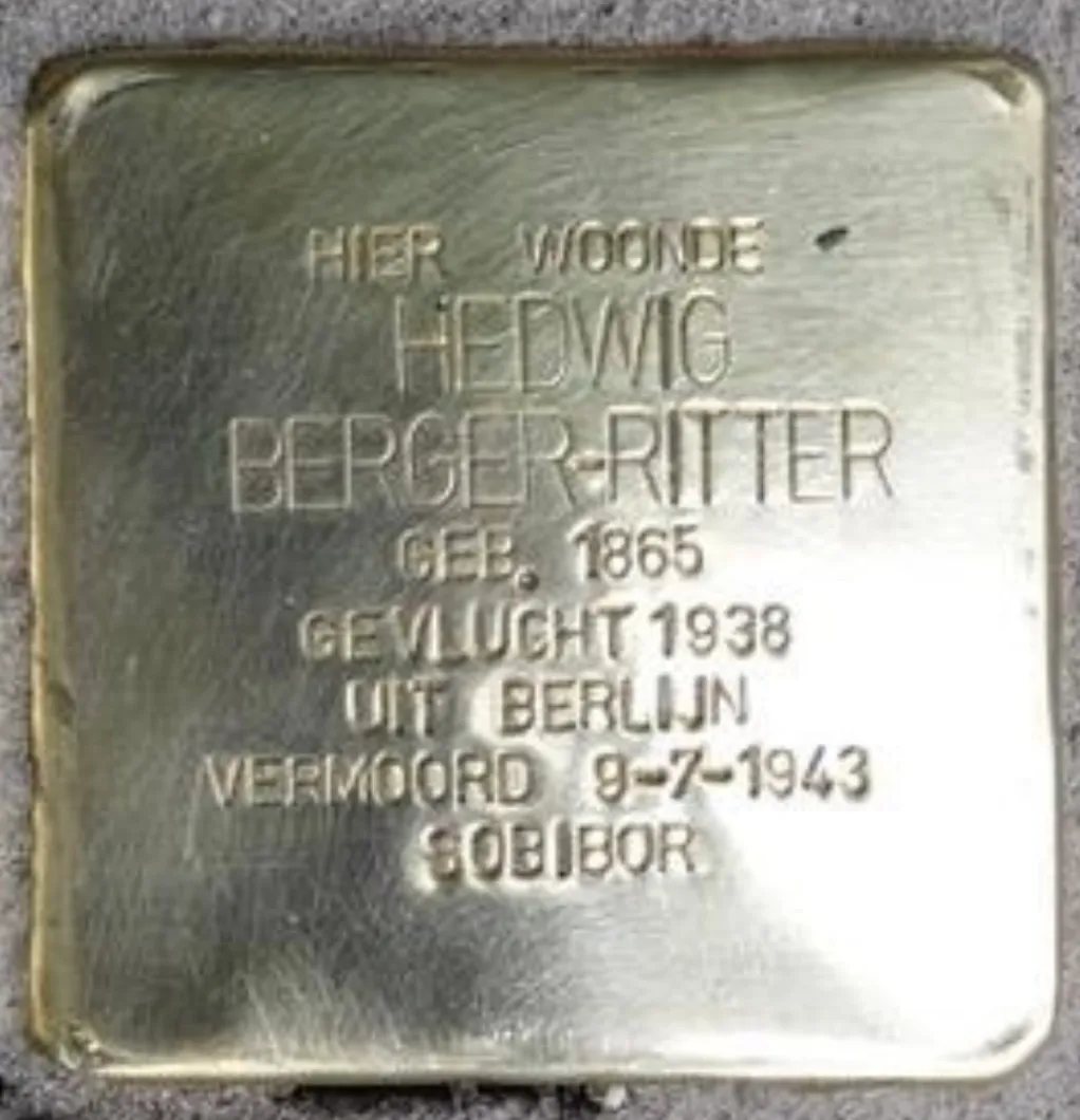 Struikelsteen voor Hedwig Berger-Ritter