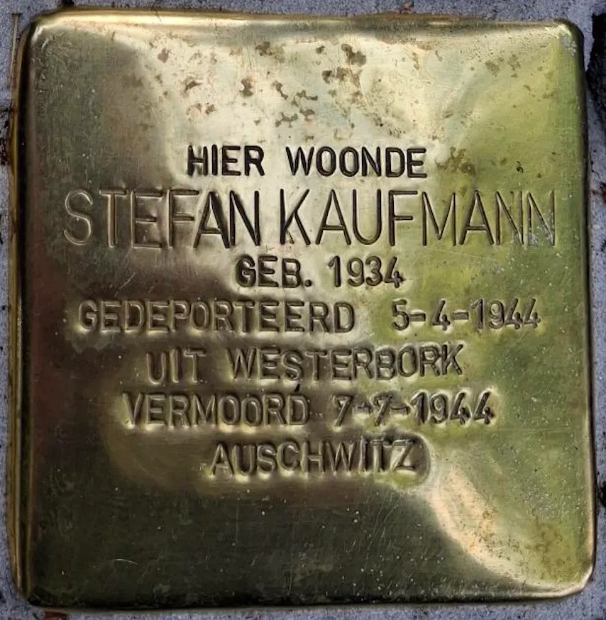 Struikelsteen voor Stefan Kaufmann